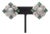 Art Deco Style 18k White Gold, Pearl, Multicolor Gemstones, and Diamond Earrings For Sale