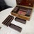 Large High Quality Antique 19th Century Wood Inlaid Brass Writing Lap Desk Box For Sale - Image 16 of 18