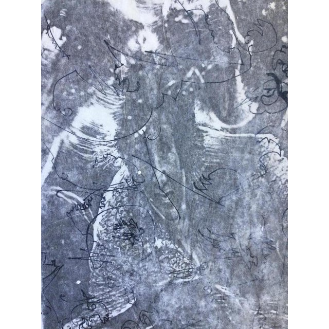 Charles Keeling Lassiter, Portrait, 1980, Mixed Media For Sale - Image 4 of 5