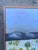 2010s Original Signed “Blue Landscape” Framed Oil Painting For Sale - Image 5 of 10