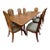 1970s Hollywood Regency Faux Bamboo Dining Set by Thomasville / American Drew - 8 Chairs For Sale