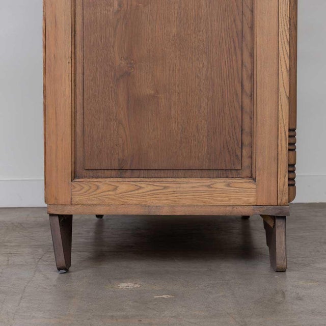 1940s French Carved Wood Cabinet by Charles Dudouyt, Attributed For Sale - Image 12 of 18