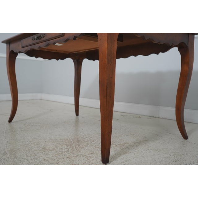 Century Country French Writing Desk W. Drawer For Sale - Image 12 of 18
