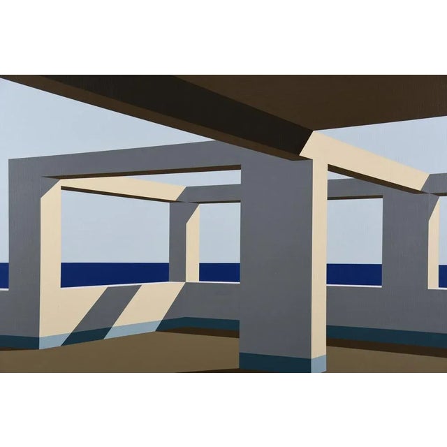 Blue Jurriaan Molenaar, Arteaga II, 2025, Acrylic on Linen For Sale - Image 8 of 10