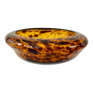 1970’s Italian Blown Tortoise Shell Glass