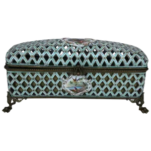Antique French Porcelain Box