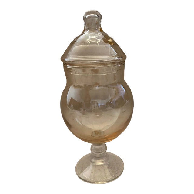 1980s Vintage Apothecary Jar For Sale