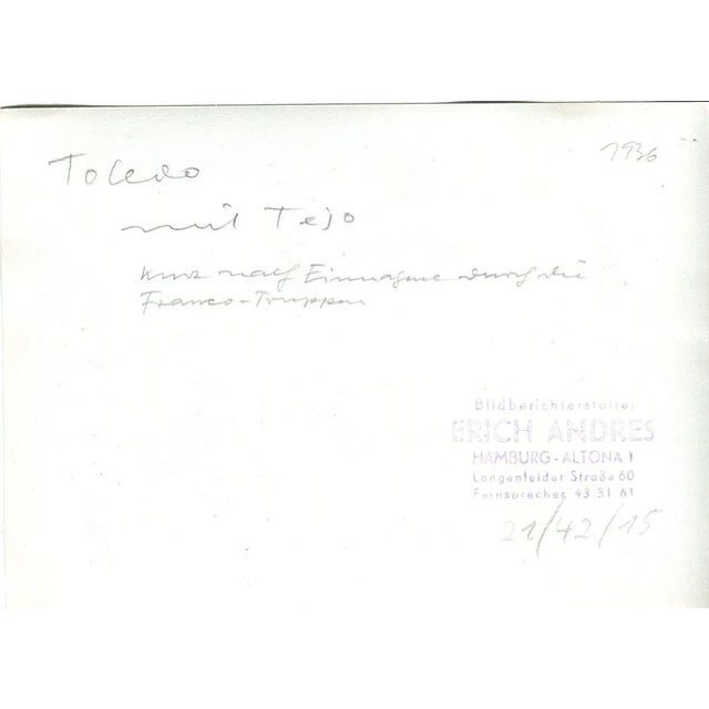 Gray Alcazar in Ruins Civil War Portfolio of 5 Prints, Toledo, Spain, 1936 For Sale - Image 8 of 11