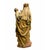 Layers of aged gilding and polychrome paint give this carved Madonna and Child a warm, softly glowing surface with real...