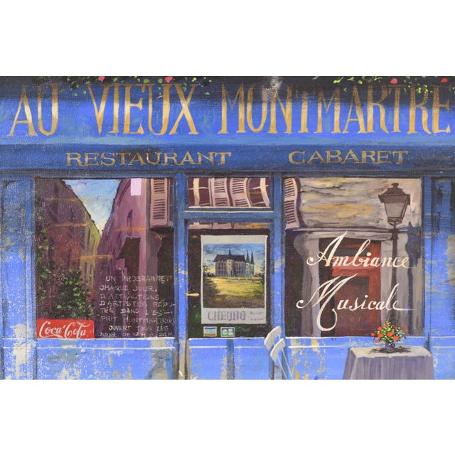 A charming snapshot transporting you straight to paris in 1994, this delightful ‘au vieux montmartre’ café is a small...