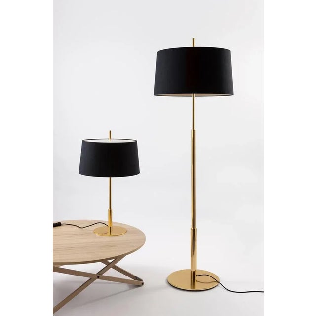 Contemporary Nickel Diana Mayor Floor Lamp by Federico Correa For Sale - Image 3 of 9