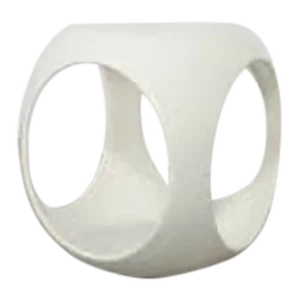 Vintage 1970s Space Age White Cube