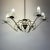 Brown Mid-Century Spider Chandelier by Pietro Chiesa for Fontana Arte, Italy, 1940s For Sale - Image 8 of 13