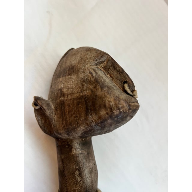 Antique African Carved Wood Fertility Statue For Sale - Image 11 of 13