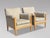 Antique French Louis XVI Lounge Chairs, 1880, Set of 2 For Sale - Image 10 of 12