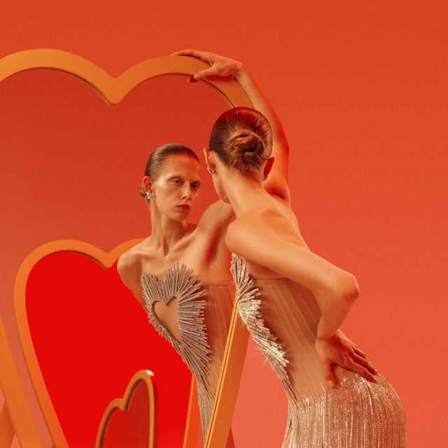 Heart - Standing Frolov Mirror For Sale - Image 4 of 14