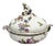 Meissen Porcelain Soup Bowl with Flower Decor, 1755 For Sale
