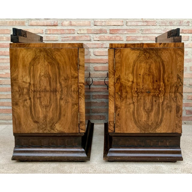 Art Deco Nightstands, 1930, Set of 2 For Sale - Image 10 of 18