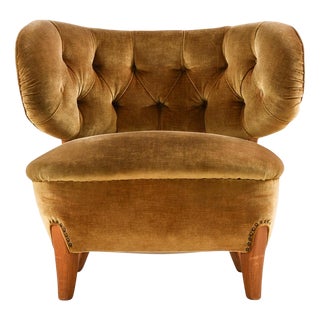 Easy Chair attributed to Otto Schulz, 1940s For Sale