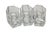 Glass Art Deco Glasses, Poland, 1930s, Set of 3 For Sale - Image 7 of 10