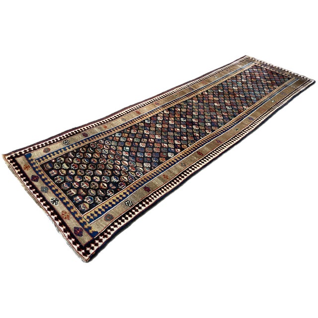 Antique Kurdish Runner Rug, 1890s For Sale - Image 3 of 18