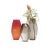 Contemporary Supernova IV L/M/ L Vases by Eloa, Set of 3 For Sale - Image 3 of 7