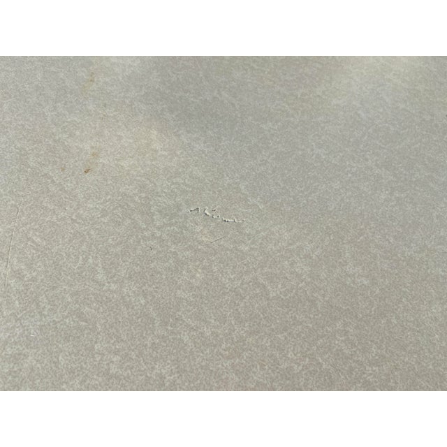 Camel Vintage Mid Century Modern Steel Standford Tanker Desk For Sale - Image 8 of 12