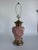 Vintage 1980's Pink Ceramic Lamps With Brass Base. For Sale - Image 4 of 9