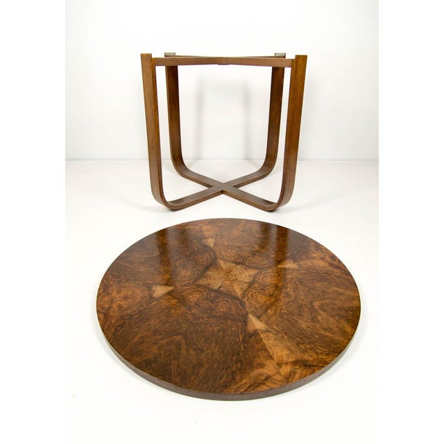 Brown Art Deco H 168 Coffee Table by J. Halabala for Up Zavody, 1930s For Sale - Image 8 of 12