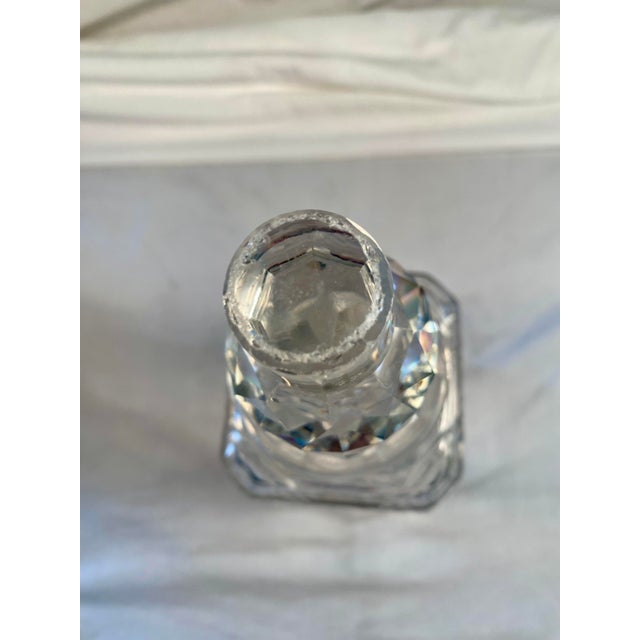 Glass Antique, English, Hobnail, Decanter For Sale - Image 7 of 10