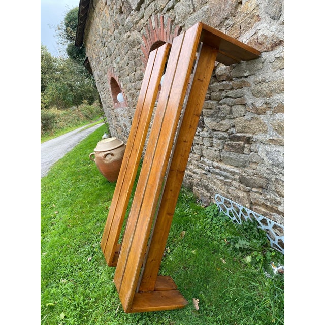 1960s Benches by Charlotte Perriand for Les Arcs, 1969, Set of 2 For Sale - Image 5 of 6