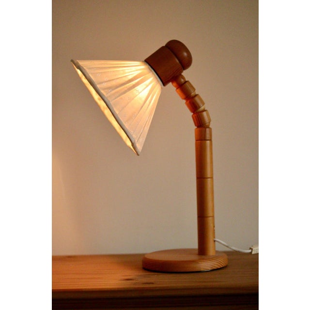 Vintage Pine Table Lamp from Solbackens Svarveri, Sweden, 1970s, Set of 2 For Sale - Image 9 of 18