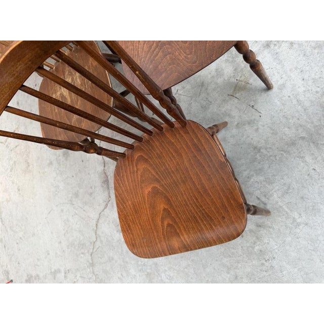 Bistro Chairs in Wood, Set of 10 For Sale - Image 9 of 13