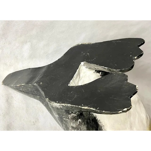 Large Vintage Paper Mache Penguin Sculpture, 1970s For Sale - Image 7 of 10