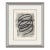 Black Swirl No. 2 Framed Art Print by David Phoenix For Sale