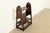 A gorgeous antique Mission or Arts & Crafts period carved oak bookcase or magazine stand Attributed to Charles P. Limbert...