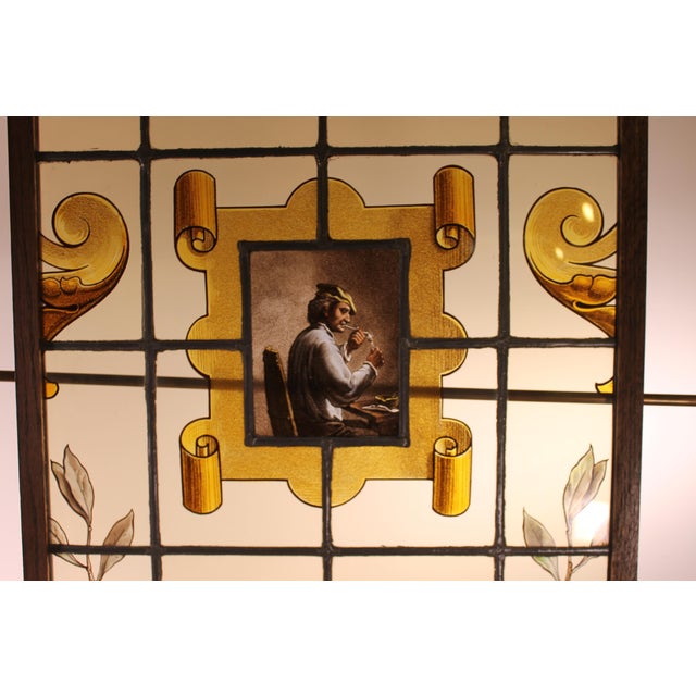 Flemish Renaissance Stained Glasses, Set of 4 For Sale - Image 17 of 18