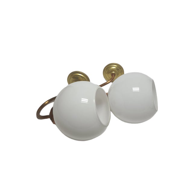 Metal Art Deco Sconces, Poland, 1950s, Set of 2 For Sale - Image 7 of 10