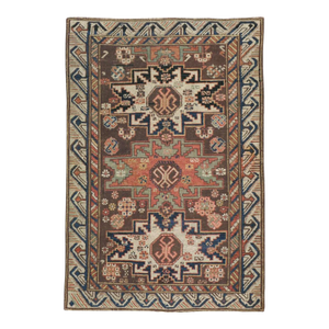 Galerie Shabab Collection Early 20th Century Caucasian Zeychur Kuba Throw Rug