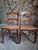 Wood Antique French Dining Chairs with Woven Cane Seats in Beech, 1900, Set of 4 For Sale - Image 7 of 18