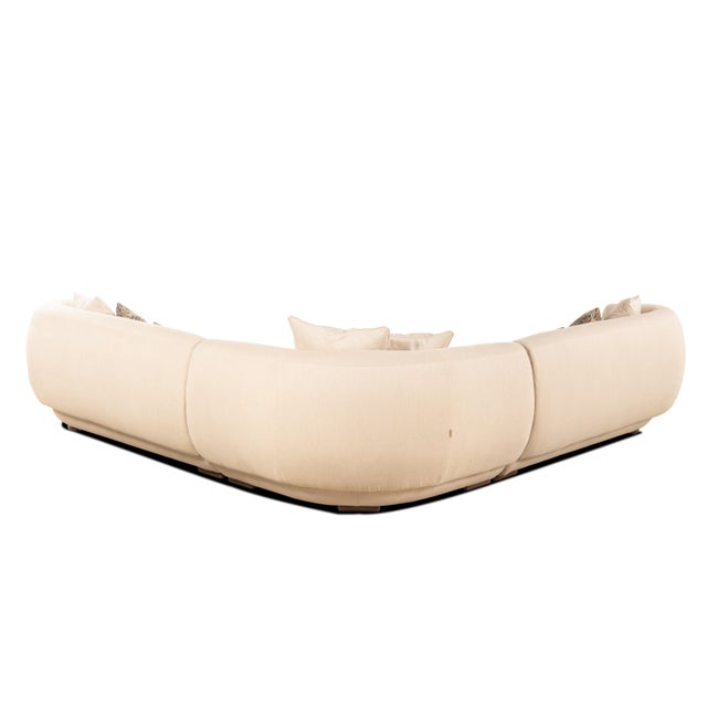 Mid-Century Modern Olívio Sofa by Fabian Pellegrinet Conte, Set of 3 For Sale - Image 3 of 4