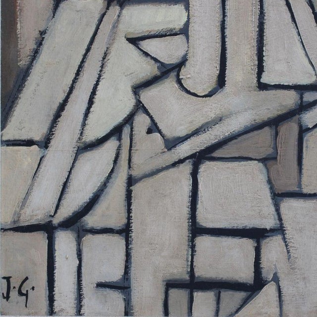 JG, The Vanguard Series, Postwar European Abstraction, 1950s-1970s, Oil on Board, Framed For Sale - Image 11 of 14