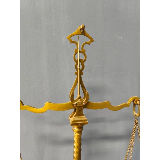 Large Copper Pharmacy Scale, 1700s For Sale - Image 4 of 14