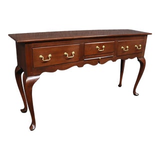 Harden Queen Anne Cherry Console Table For Sale