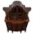 19th Century Antique Queen Anne Walnut Display Cabinet For Sale - Image 4 of 13