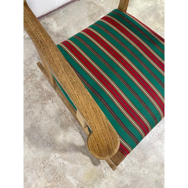 Henning Kjaernulf Oak Scandinavian Rocking Chair For Sale In Miami - Image 6 of 9