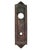 Dark Patina Bronze Sargent 10.375 In. Back Plate For Sale - Image 4 of 5