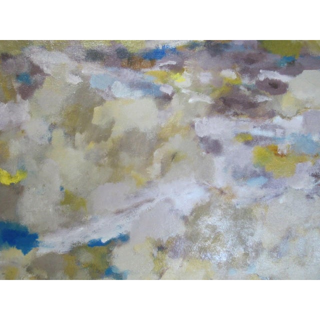 Mid 20th Century David McCosh Mottled Colorful Abstract Original Landscape Oil Painting For Sale - Image 5 of 7