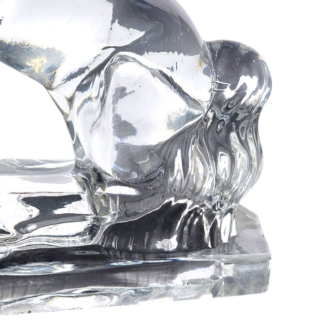 Pair of New Martinsville Glass Art Deco Rearing Horse Bookends, 1930s–40s Usa For Sale - Image 11 of 13