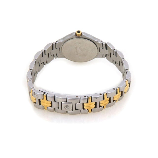 Contemporary Movado Stainless-Steel Two Ladies Wristwatch Quartz For Sale - Image 3 of 6